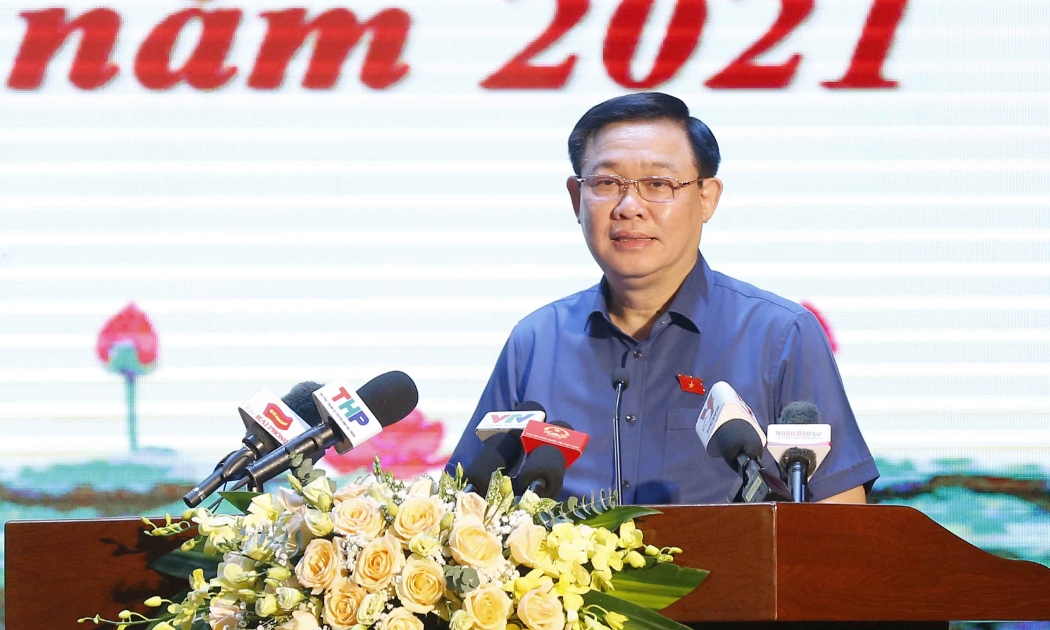 Chủ tịch Quốc hội Vương Đình Huệ - Ảnh: Quochoi.vn