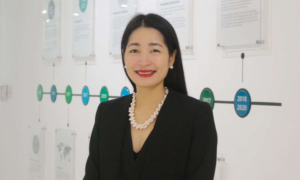 Bà Vũ Thu Ngà, Phó Tổng Giám đốc Deloitte Việt Nam.
