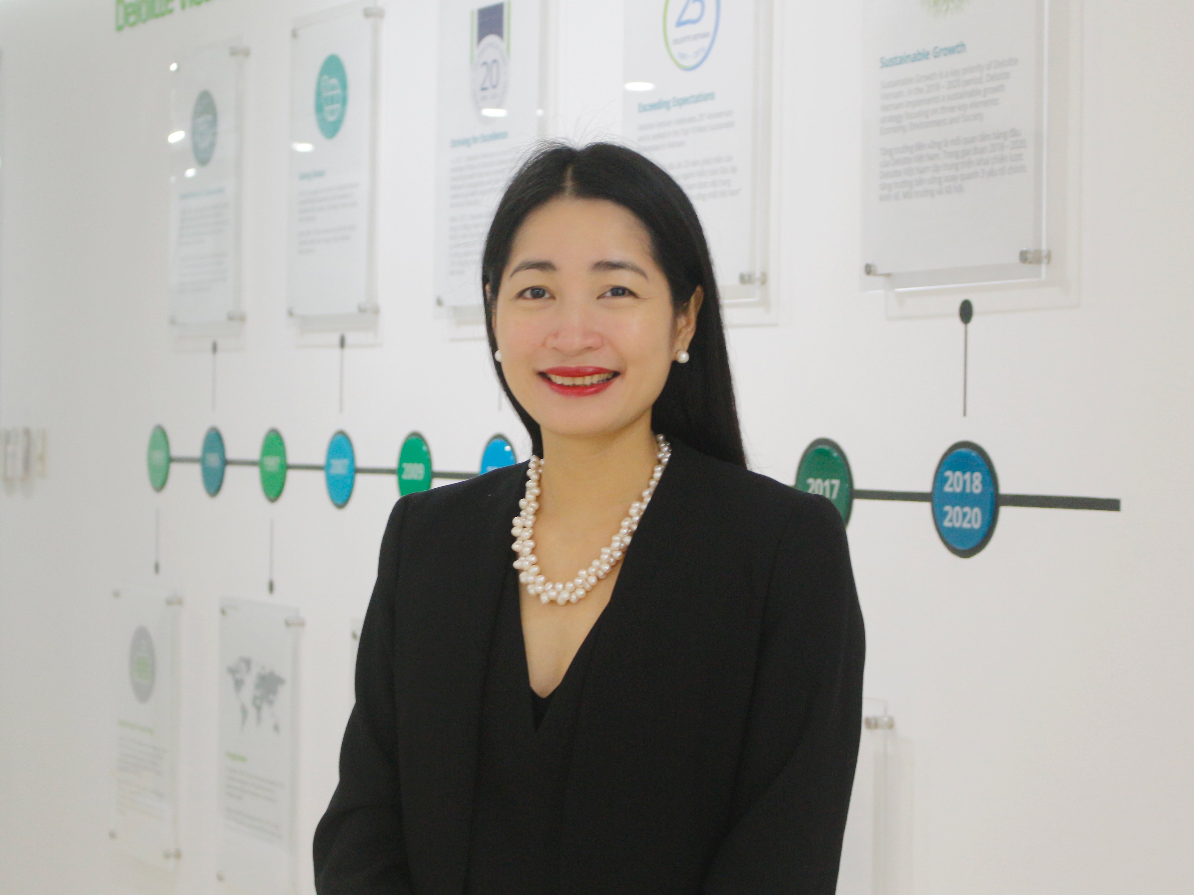 Bà Vũ Thu Ngà, Phó Tổng Giám đốc Deloitte Việt Nam.