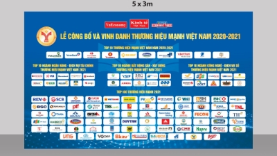 Vinh danh Thương hiệu Mạnh Việt Nam 2021