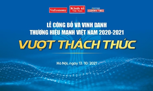 Sắp diễn ra Lễ Công bố và Vinh danh Thương hiệu Mạnh Việt Nam 2021