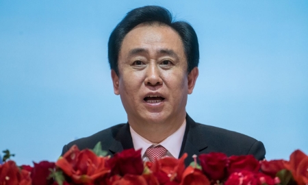 Ông Hứa Gia Ấn, Chủ tịch Evergrande - Ảnh: Bloomberg.