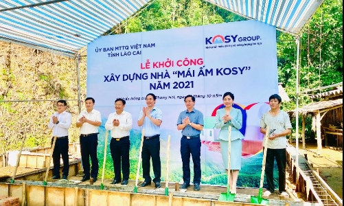 Tập đoàn Kosy xây 200 ngôi nhà cho hộ nghèo tại Lào Cai