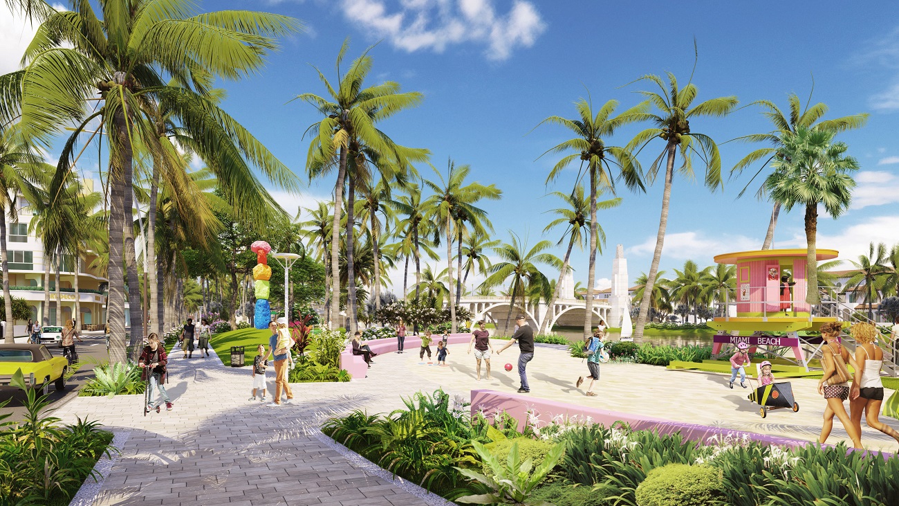 Sun Riverside Village góp phần hoàn thiện hệ sinh thái du lịch - thương mại - nghỉ dưỡng - lưu trú sầm uất bậc nhất xứ Thanh. Ảnh phối cảnh minh họa.