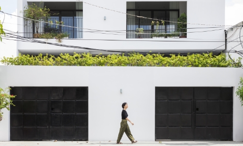 Biệt thự song sinh độc đáo ở Tây Ninh