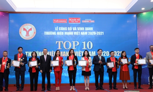 Top 10 và Top 100 Thương hiệu Mạnh Việt Nam năm 2020 - 2021