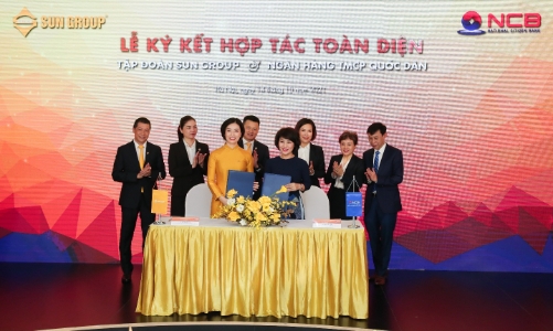 Khởi đầu mới trong mối quan hệ hợp tác chiến lược giữa NCB và Sun Group