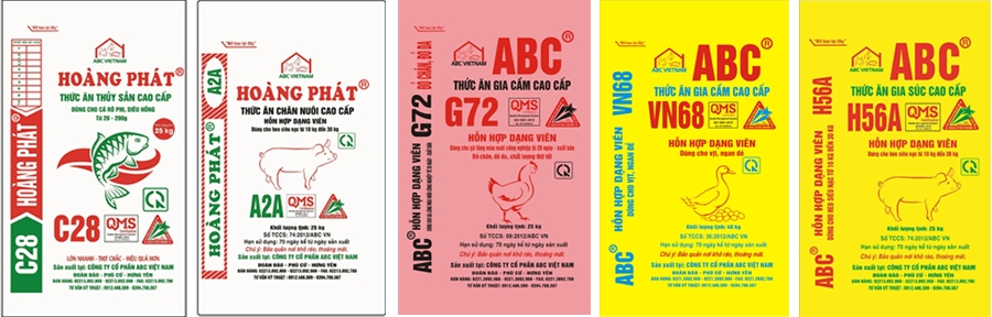 Một số sản phẩm của ABC Việt Nam.