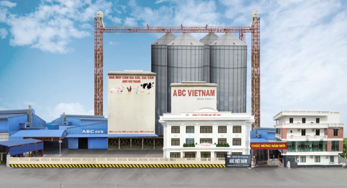 Nhà máy sản xuất thức ăn chăn nuôi ABC Việt Nam.