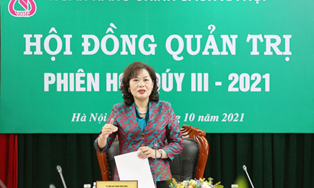 Thống đốc Nguyễn Thị Hồng kiêm Chủ tịch Ngân hàng Chính sách Xã hội