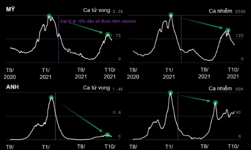 Cùng có độ phủ vaccine Covid-19 cao, vì sao một số quốc gia có tỷ lệ tử vong cao hơn?