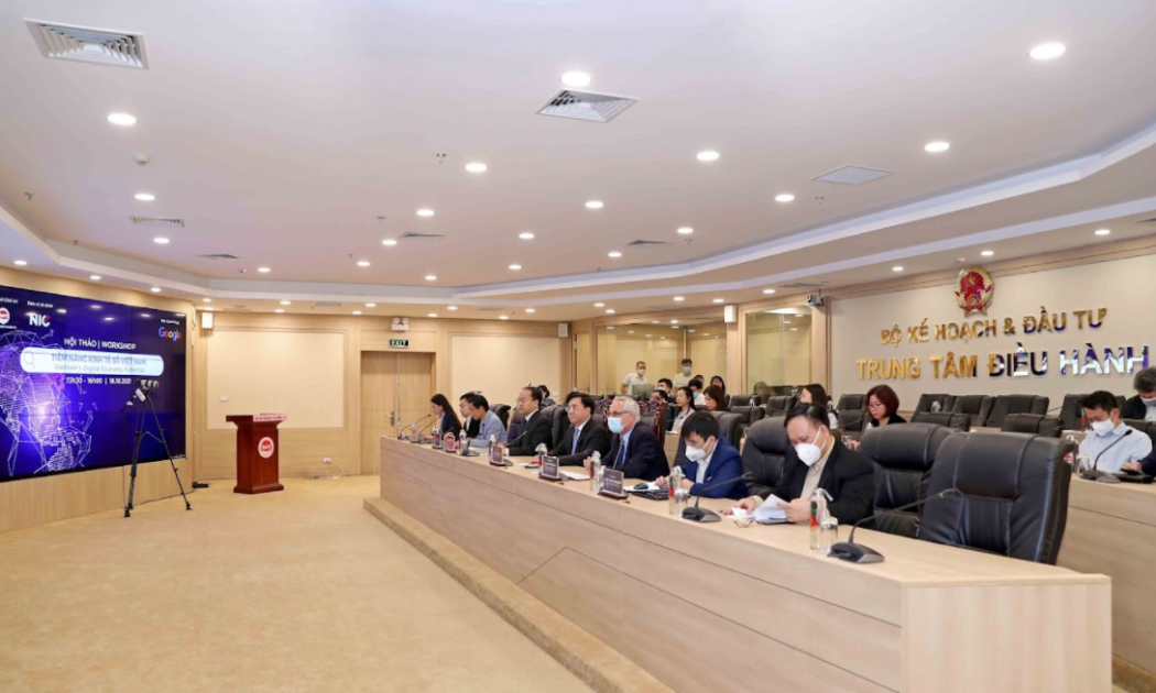  Hội thảo “Tiềm năng kinh tế số Việt Nam” do Trung tâm Đổi mới sáng tạo Quốc gia – NIC (Bộ Kế hoạch và Đầu tư) và Google tổ chức chiều 18/10.