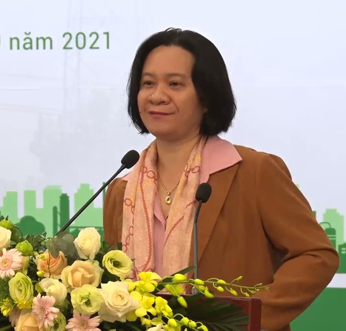 B&agrave; Ngụy Thị Khanh - Gi&aacute;m đốc điều h&agrave;nh Trung t&acirc;m ph&aacute;t triển s&aacute;ng tạo Xanh (GreenID)