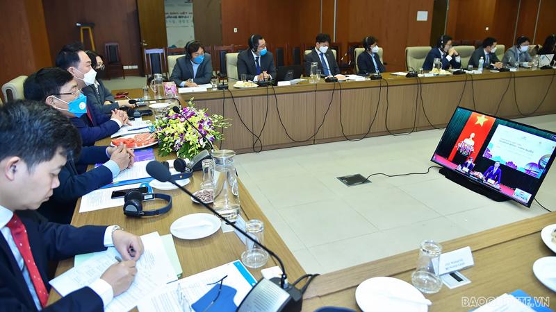 The conference connecting Quang Binh - Korea in 2021. 