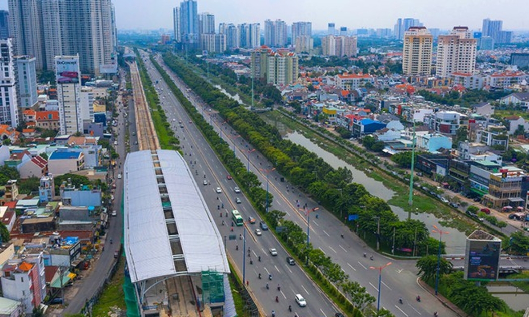Tuyến Metro số 1 tại TP.HCM.