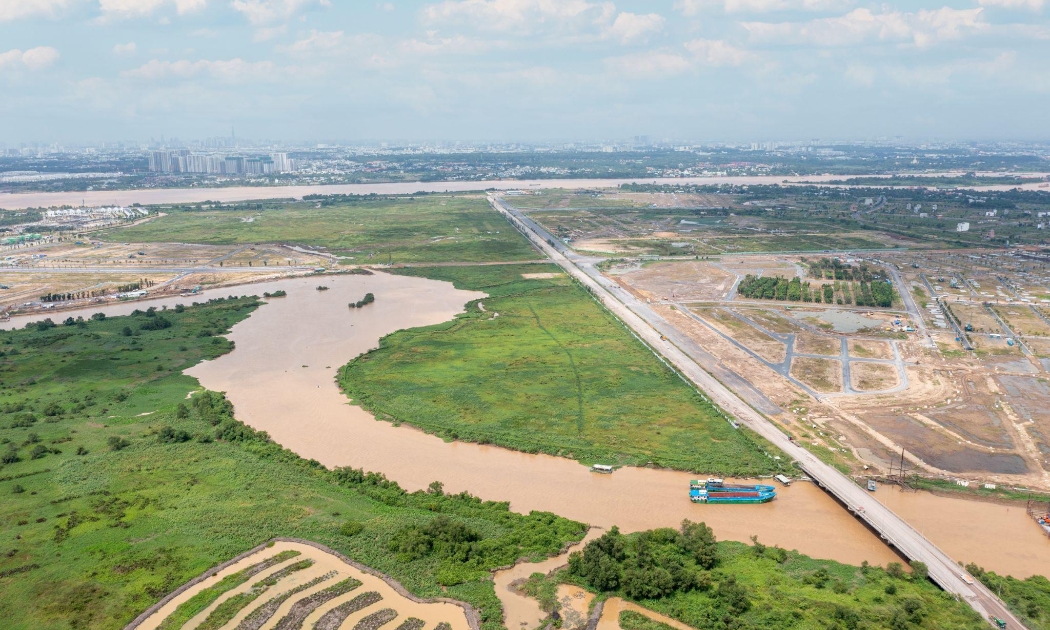 Izumi City được bao bọc bởi sông Đồng Nai rộng lớn, góp phần mang đến không gian xanh thoáng mát và sinh khí thịnh vượng.