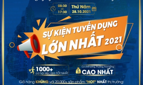 Hải Phát Land tổ chức ngày hội tuyển dụng lớn nhất năm 2021 
