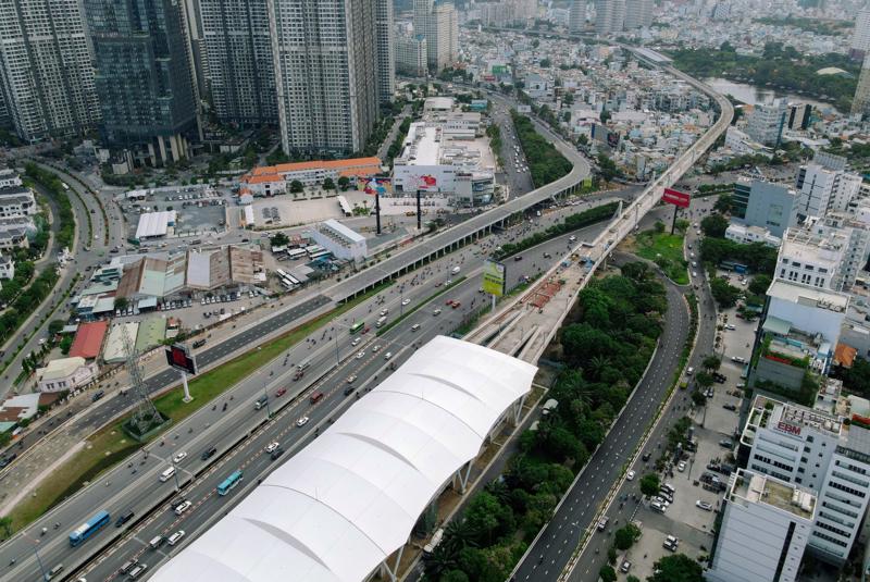 Tuyến metro số 1 đoạn Bến Thành – Suối Tiên dự kiến đạt 91% khối lượng toàn dự án vào cuối năm 2021.