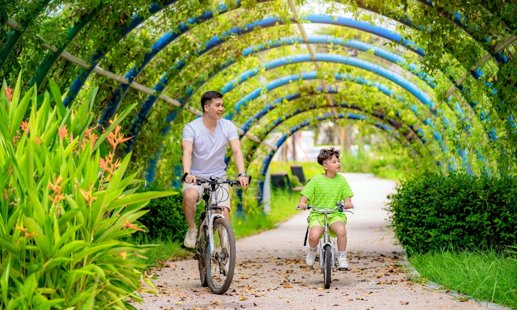 Một góc không gian tại Khu đô thị Dương Nội.