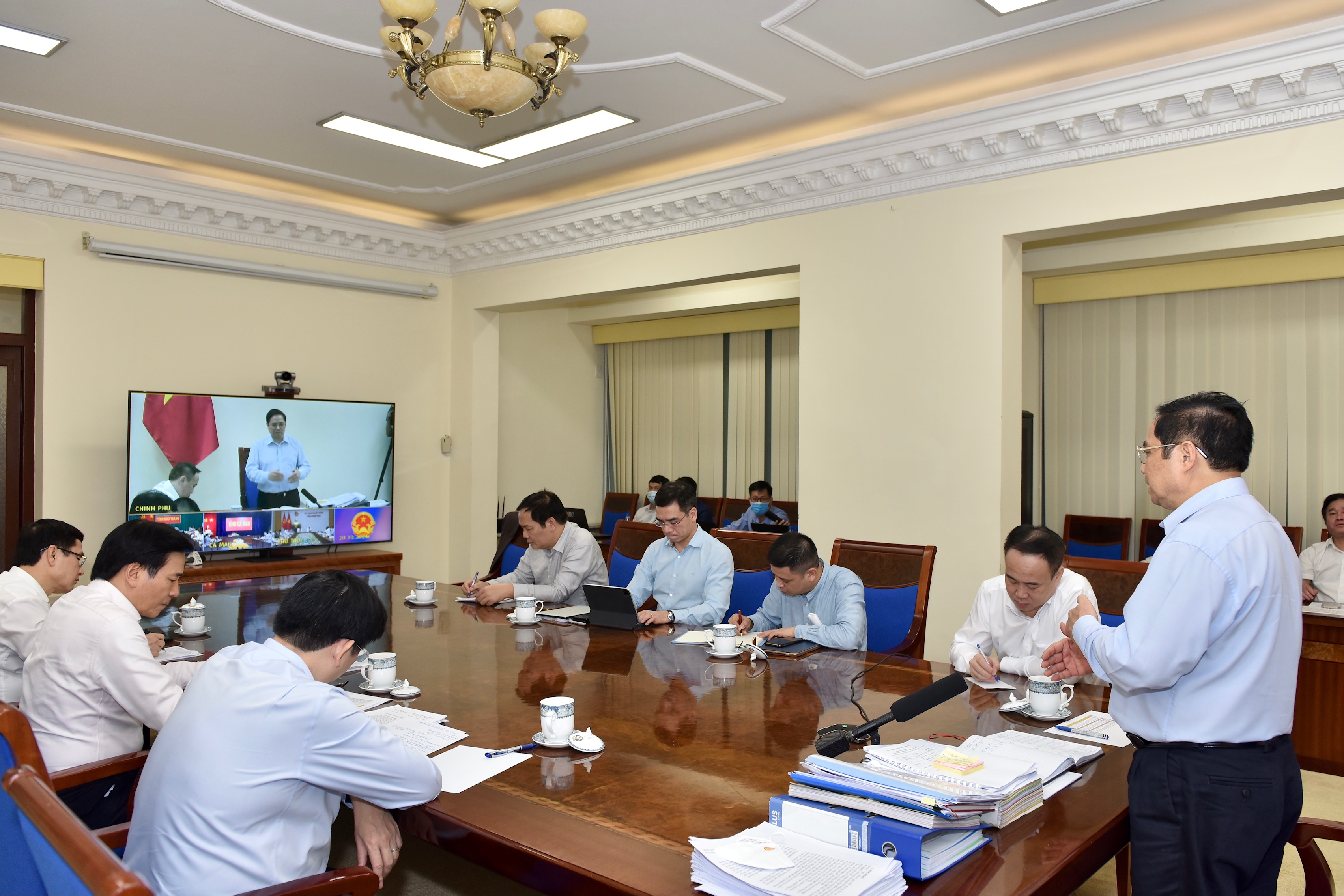 To&agrave;n cảnh buổi l&agrave;m việc - Ảnh: VGP