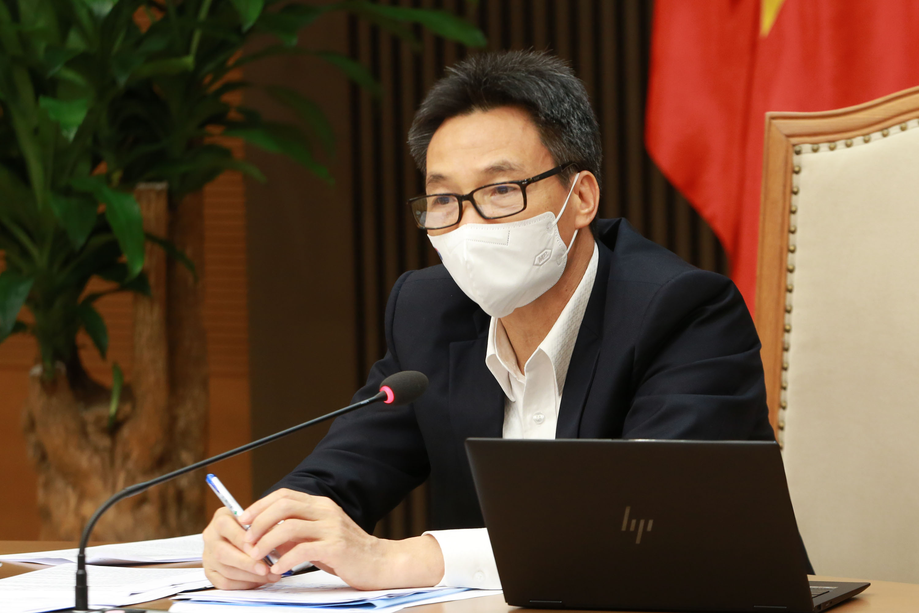 Phó Thủ tướng Vũ Đức Đam tại buổi làm việc - Ảnh: VGP.