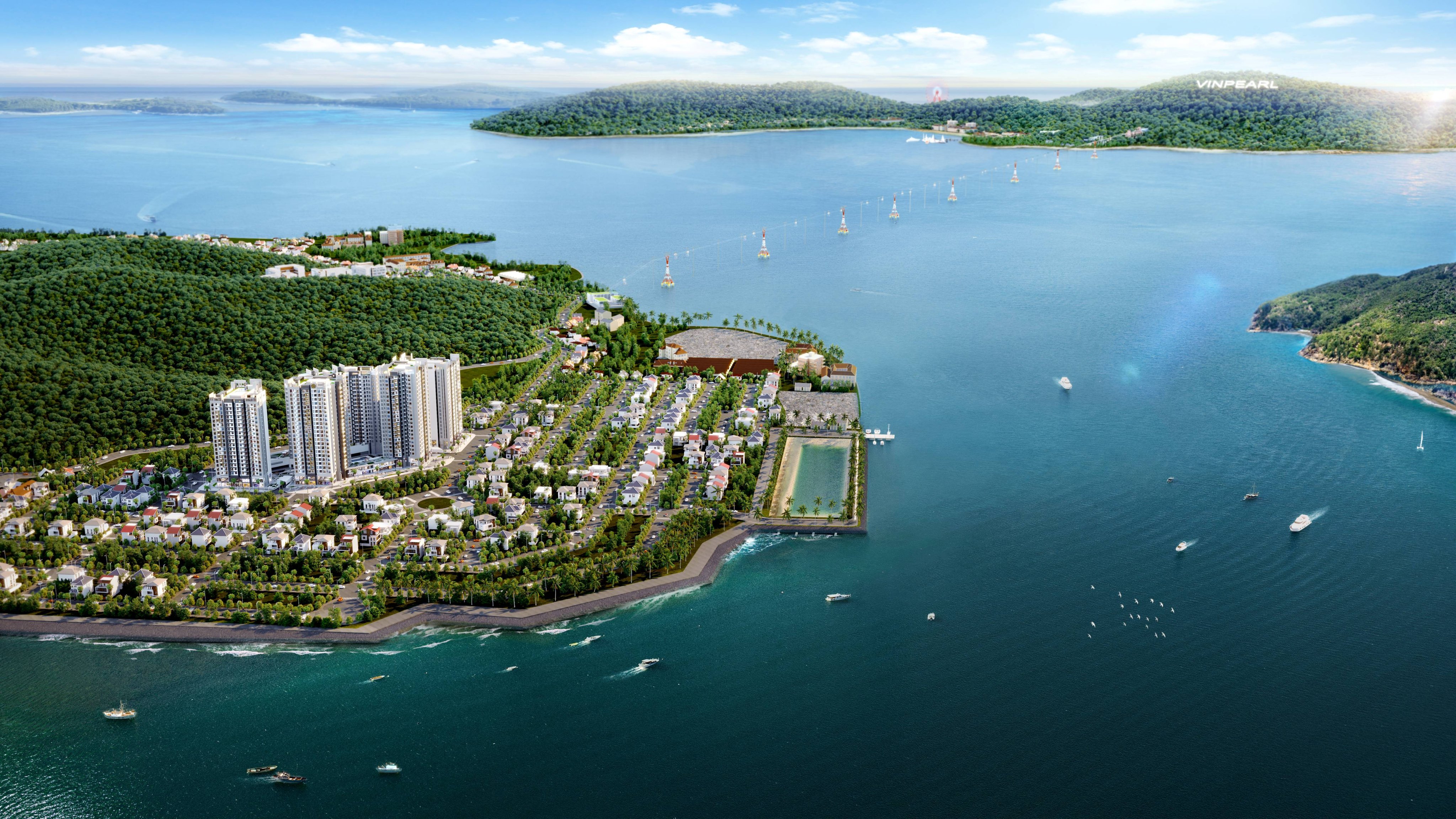 New Galaxy Nha Trang tọa lạc ngay trái tim khu đô thị An Viên liên kết trực tiếp với đường Trần Phú và đa dạng tiện ích của phố biển. Ảnh: Hưng Thịnh Land.