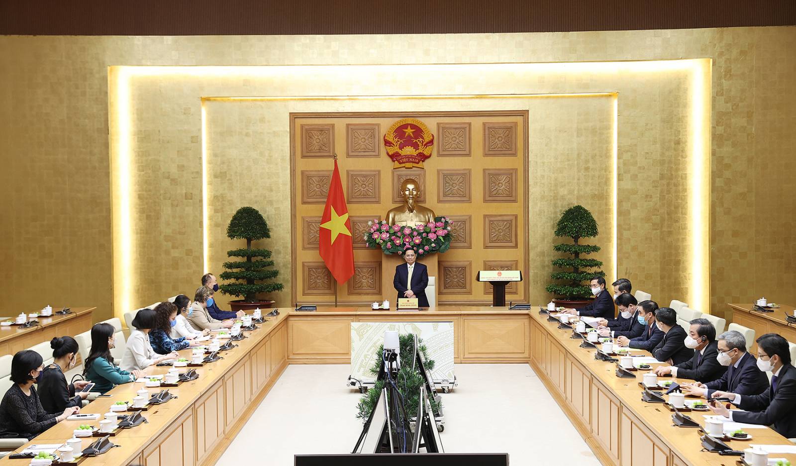 Toàn cảnh buổi tiếp - Ảnh: Bộ Ngoại giao