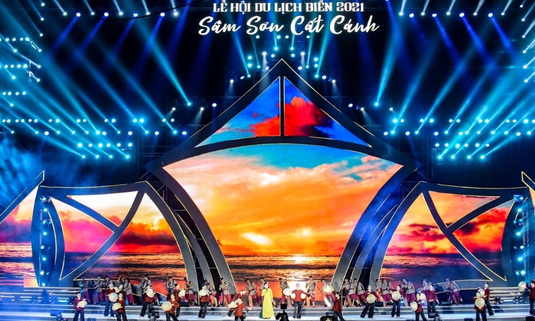 Lễ hội Du lịch biển 2021 được tổ chức tại vị trí triển khai Quảng trường biển Sầm Sơn.
