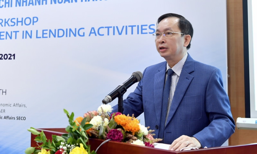 Phó Thống đốc Đào Minh Tú phát biểu tại buổi tọa đàm