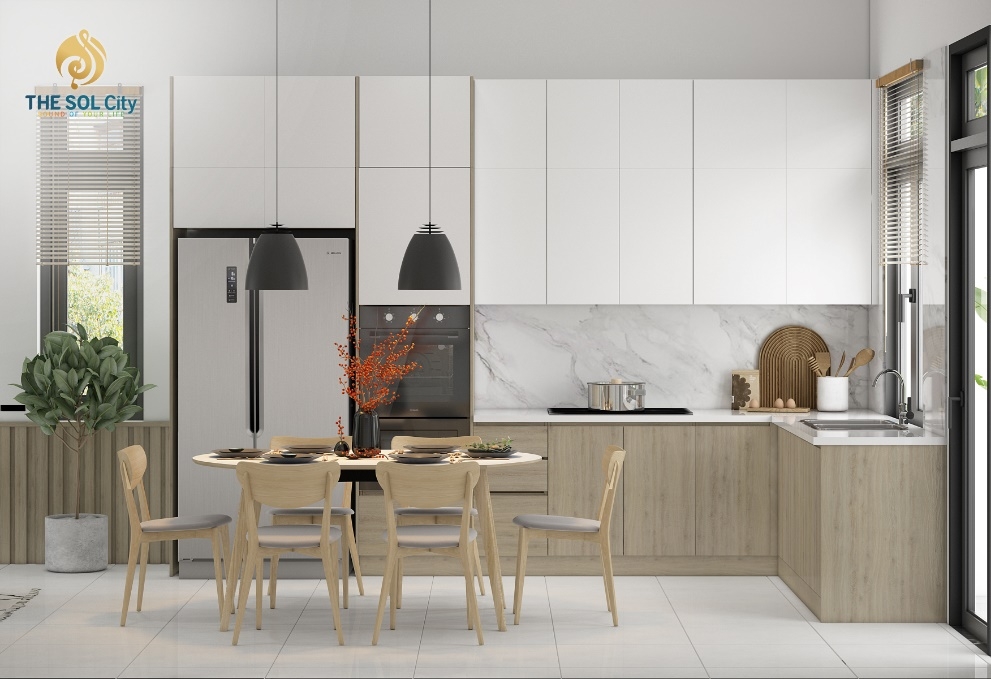 Mẫu nh&agrave; thiết kế theo phong c&aacute;ch Nhật tại The Sol City.