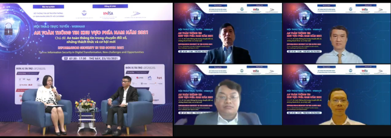 The “Information Security in Digital Transformation, Challenges and Opportunities” webinar. Source: VnEconomy