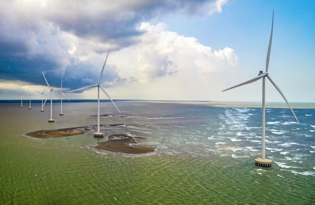 Một dự &aacute;n điện gi&oacute; của Vestas tại Bến Tre.