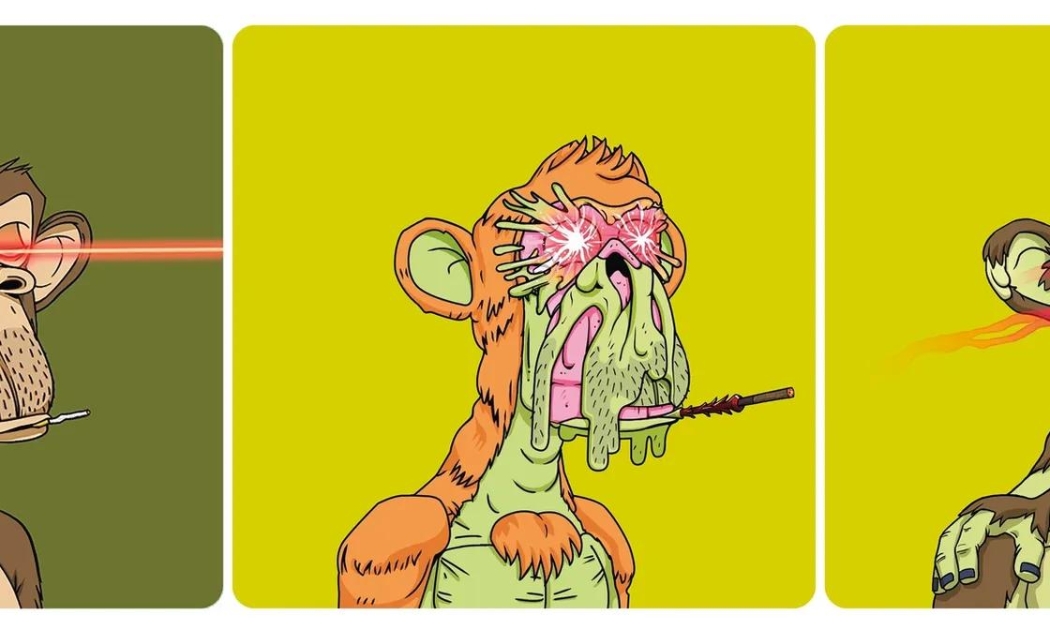 Một trong những tranh có NFT của Bored Ape Yacht Club vừa được bán với giá gần 1 triệu bảng Anh