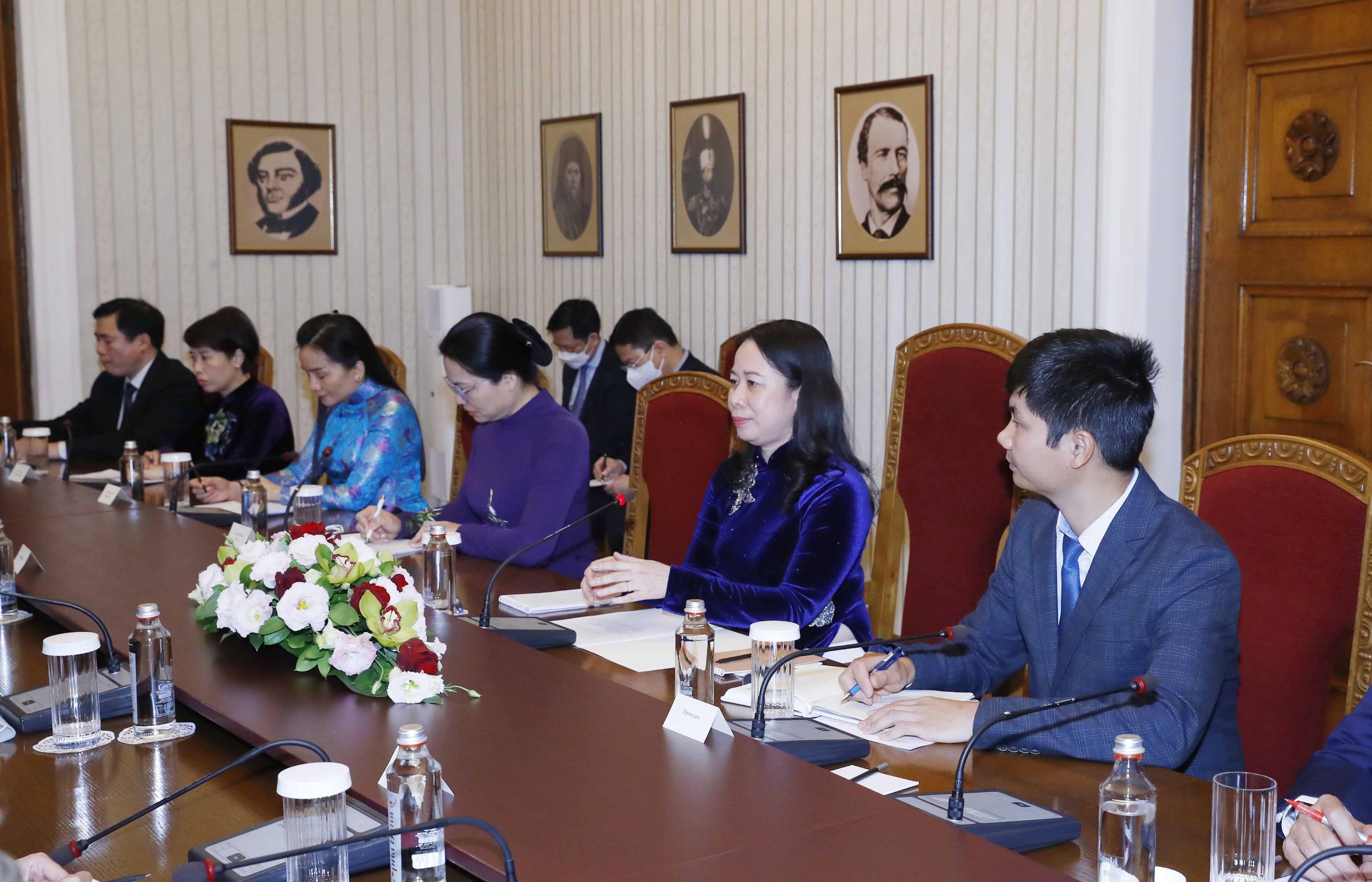Phó Chủ tịch nước Nguyễn Thị Ánh Xuân hội đàm cùng Phó Tổng thống Bulgaria Iliana Iotova - Ảnh: Bộ Ngoại giao