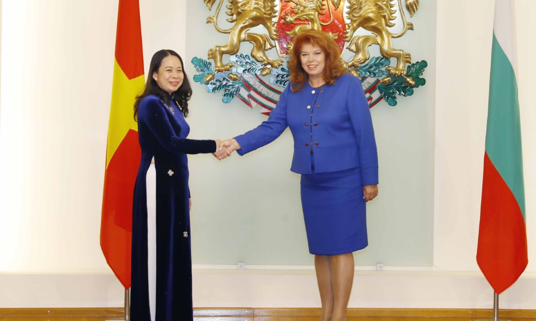Phó Chủ tịch nước Nguyễn Thị Ánh Xuân và Phó Tổng thống Bulgaria Iliana Iotova - Ảnh: Bộ Ngoại giao