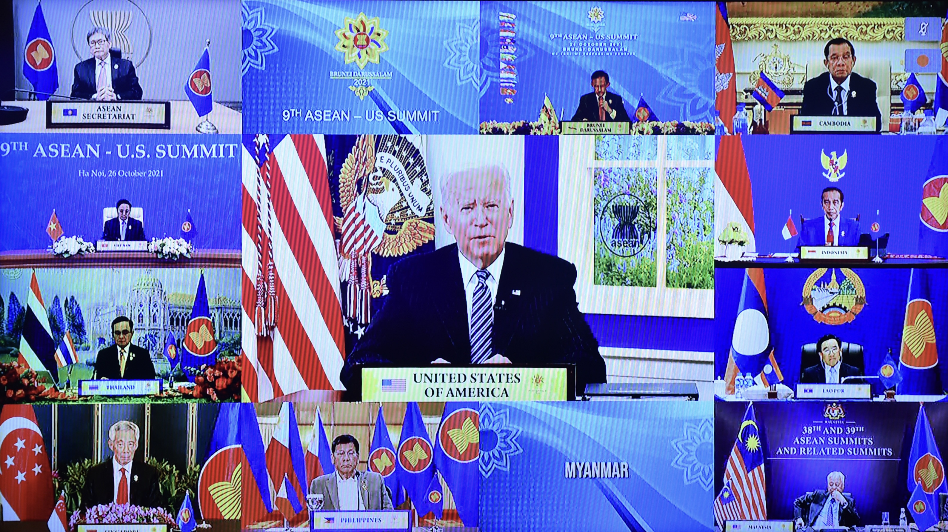 Tổng thống Mỹ Joe Biden phát biểu tại hội nghị - Ảnh: VGP
