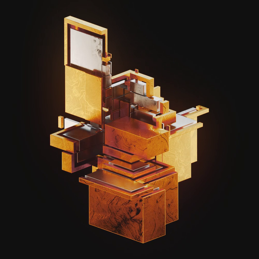 Một t&aacute;c phẩm NFT c&oacute; t&ecirc;n Rubiks Lure của nghệ sỹ ẩn danh Pak.