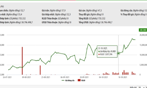 Quỹ ngoại HDI Global SE vừa mua thêm gần 2,7 triệu cổ phiếu PVI