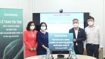 Siemens Caring Hands donates medical equipment to hospitals