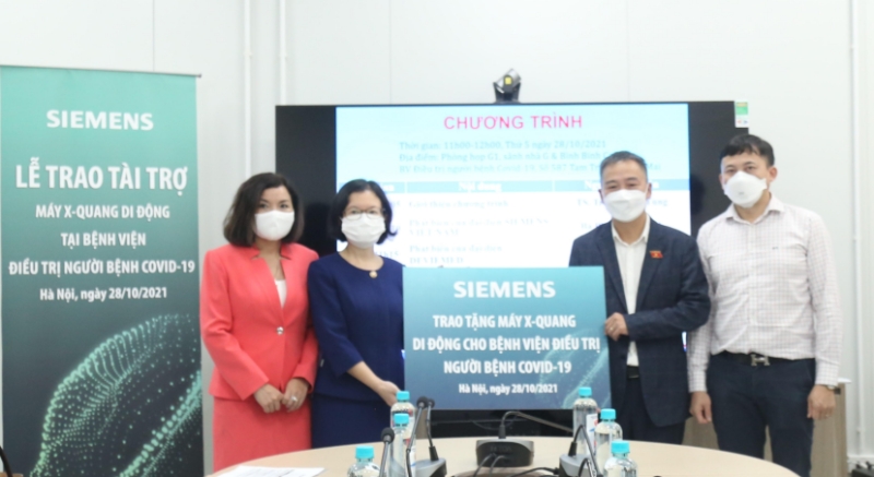 Siemens Caring Hands donates medical equipment to hospitals