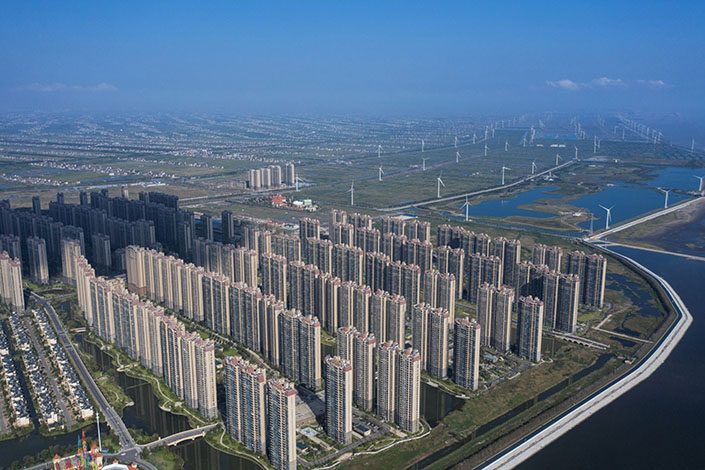 Một dự án nhà ở của Evergrande - Ảnh: Bloomberg.