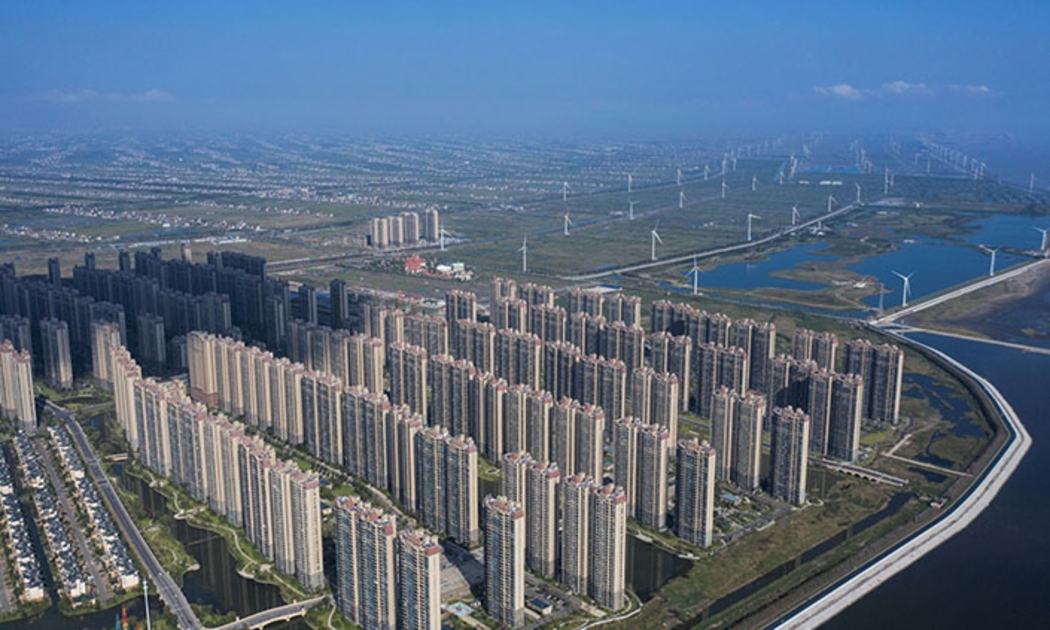 Một dự án nhà ở của Evergrande - Ảnh: Bloomberg.