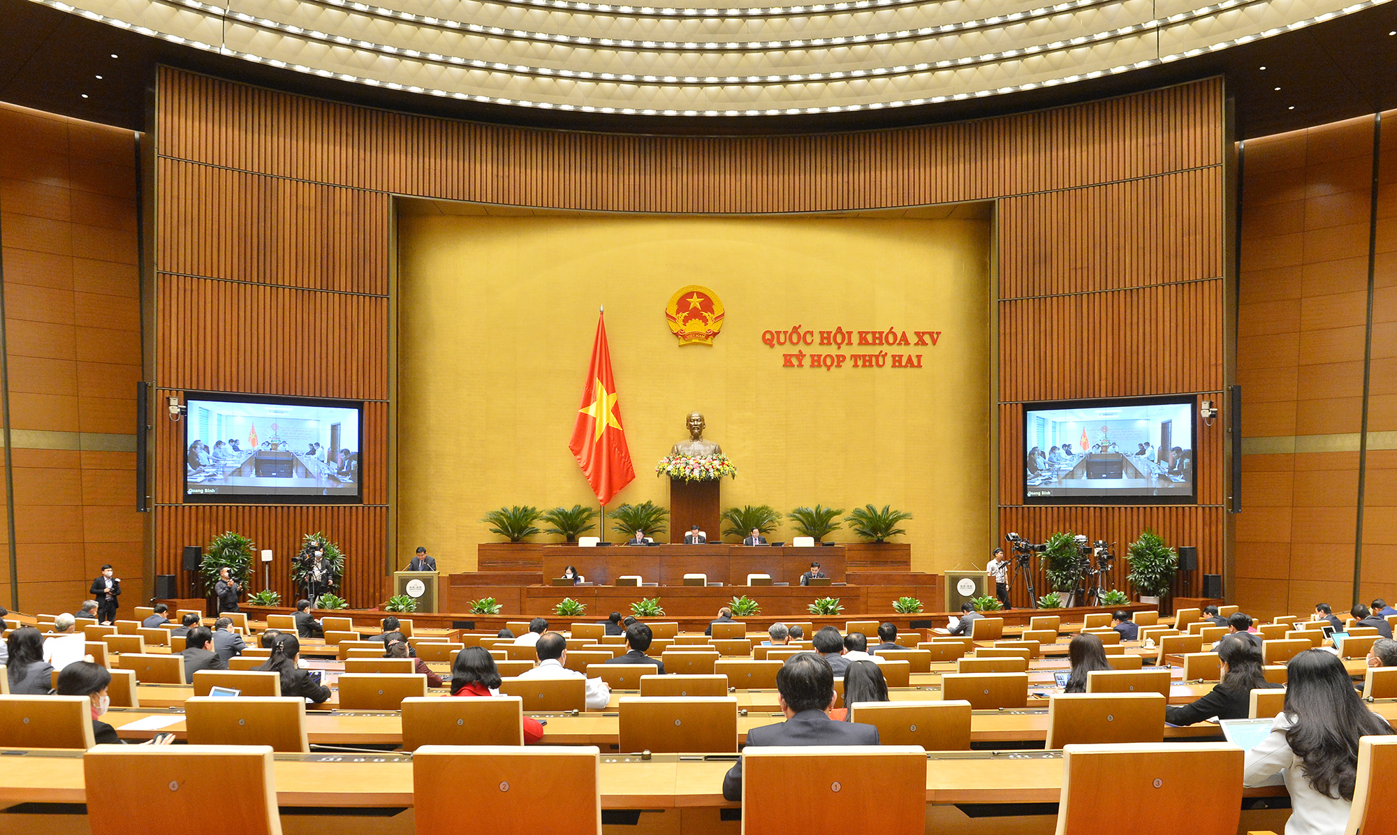 Toàn cảnh phiên họp - Ảnh: Quochoi.vn