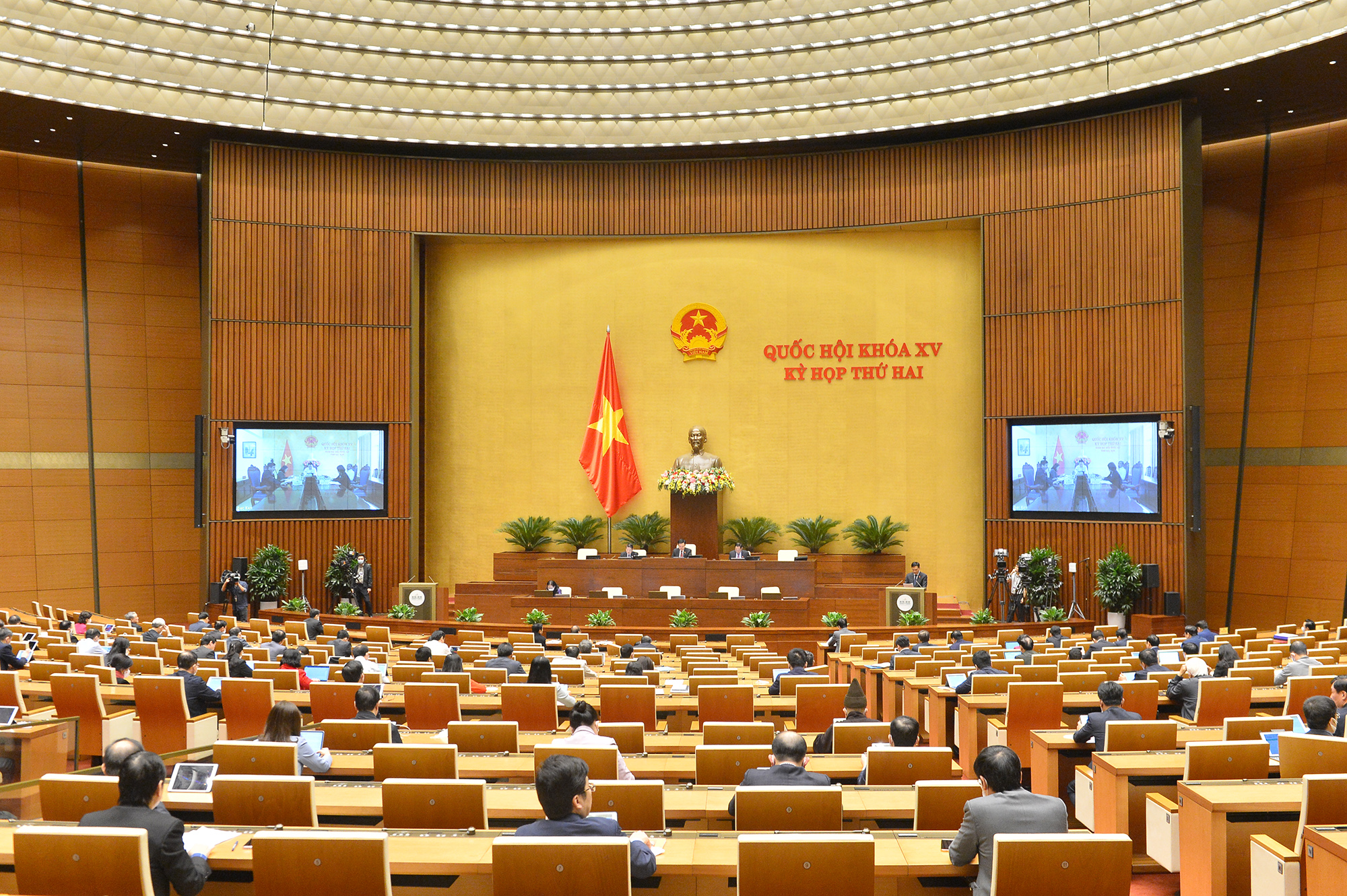 Toàn cảnh phiên họp - Ảnh: Quochoi.vn