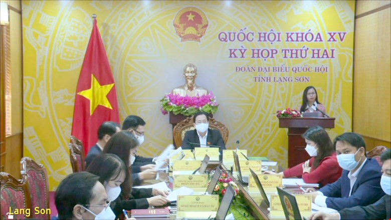 Đại biểu Chu Thị Hồng Th&aacute;i (đo&agrave;n Lạng Sơn) - Ảnh: Quochoi.vn