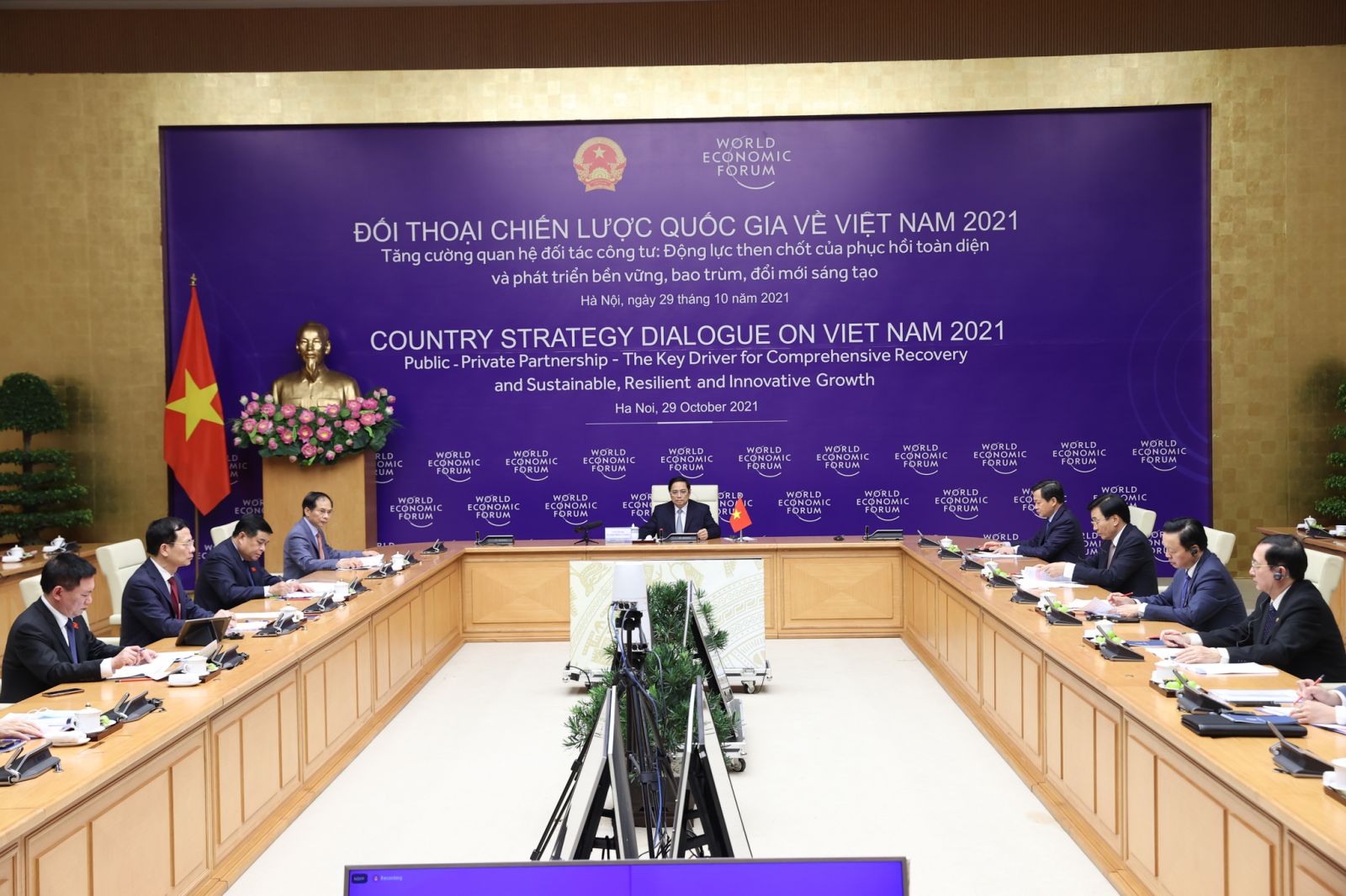 Toàn cảnh Đối thoại tại đầu cầu Việt Nam - Ảnh: Bộ Ngoại giao