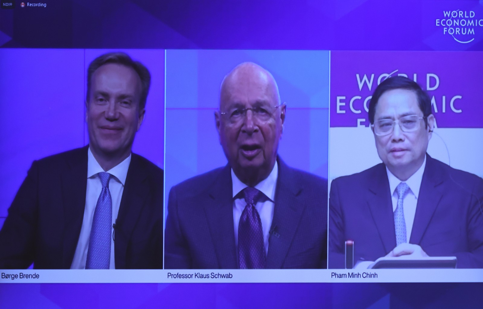 Thủ tướng Phạm Minh Ch&iacute;nh đồng chủ tr&igrave; Đối thoại - Ảnh: Bộ Ngoại giao