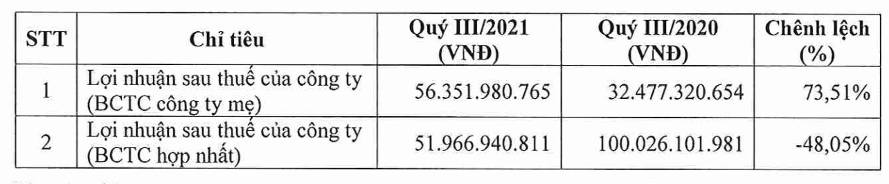 Kết quả kinh doanh của DXG - Nguồn: DXG.