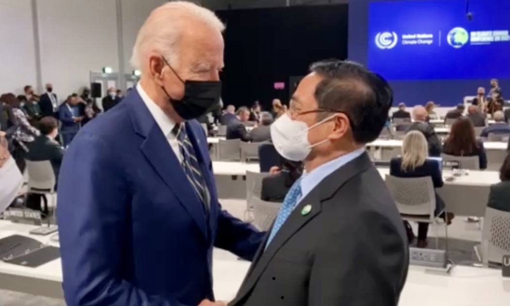 Thủ tướng Phạm Minh Chính gặp Tổng thống Mỹ Joe Biden - Ảnh: TTXVN.