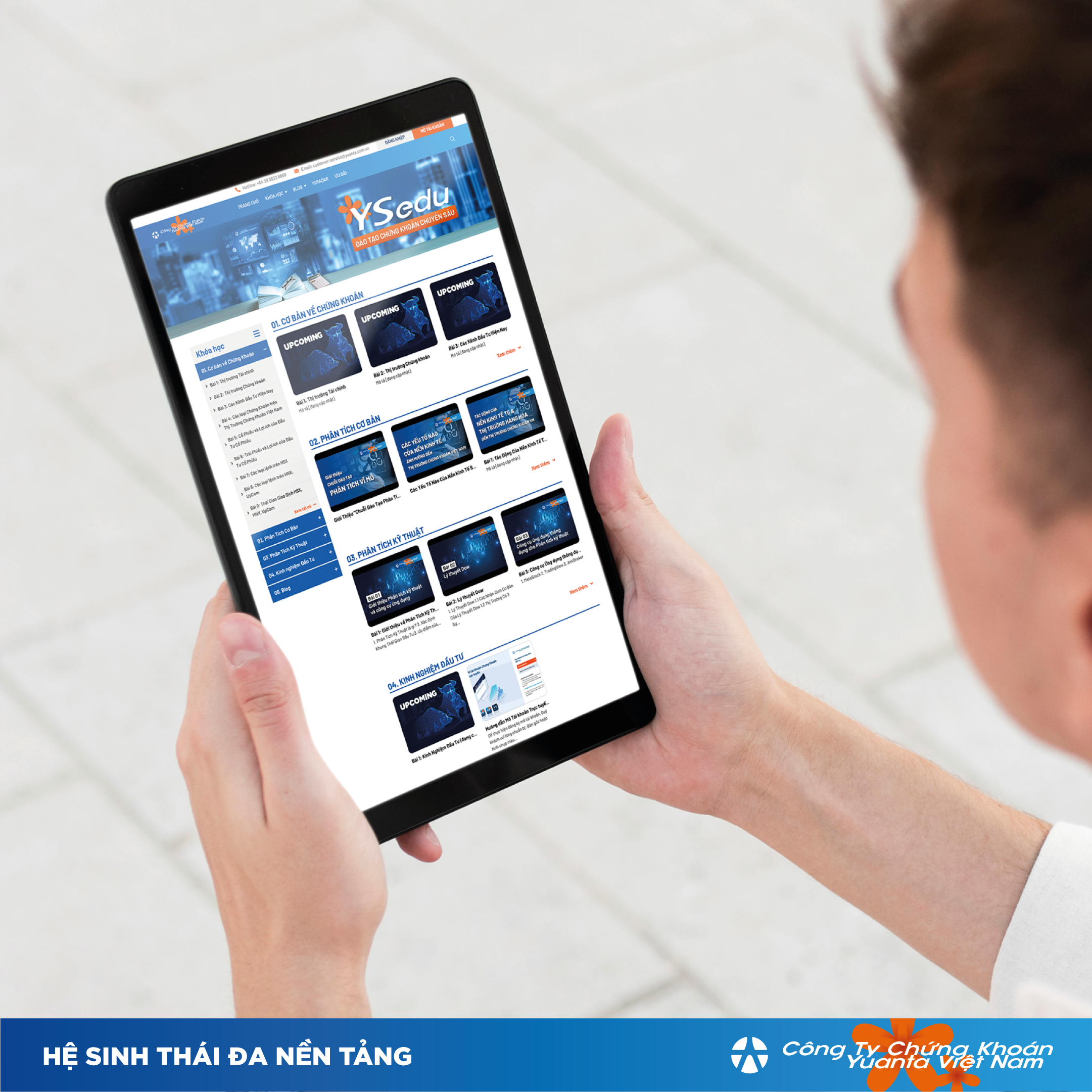YSedu giúp nhà đầu tư tiếp cận thị trường chứng khoán một cách bài bản từ kiến thức tài chính đến kỹ năng đầu tư.